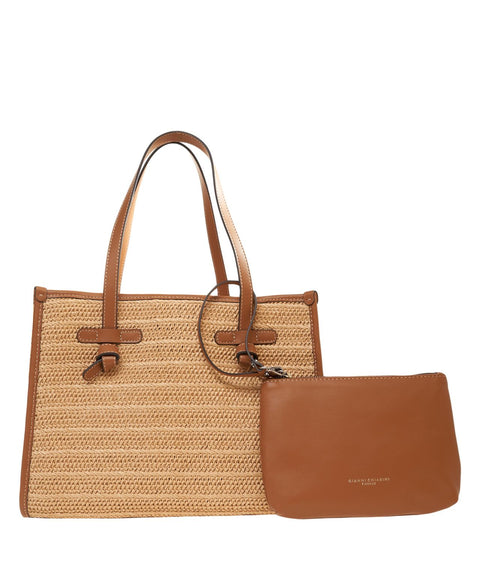 Raffia handbag 'Marcella'