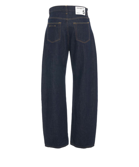 Jeans con tasca applicata