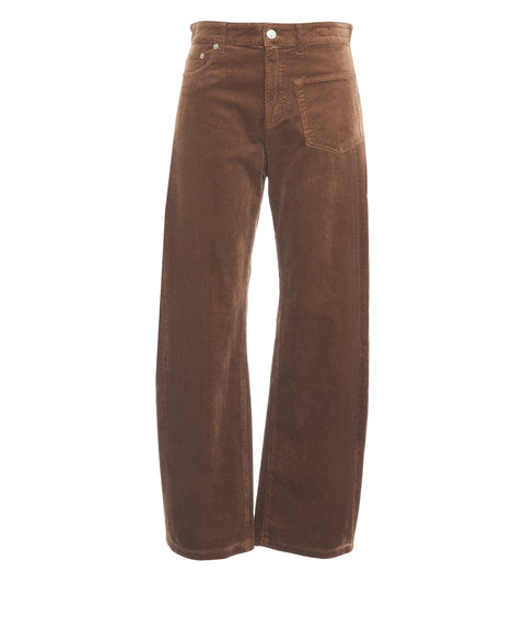 Jeans con tasca applicata
