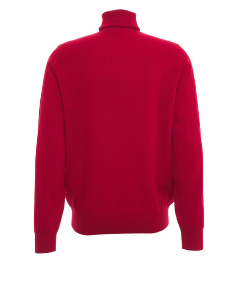 Rollkragenpullover aus Wolle