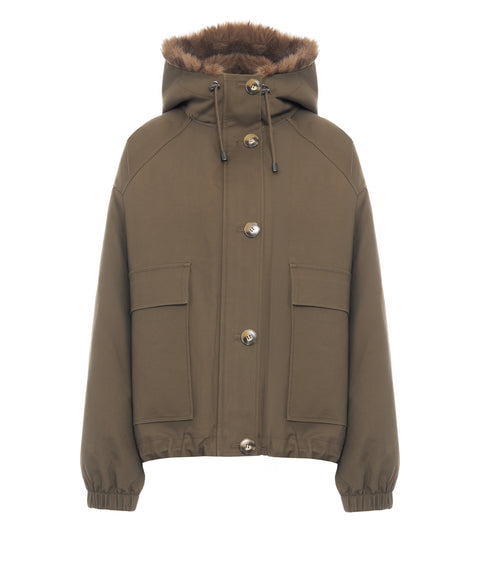 Jacket with patch pockets
