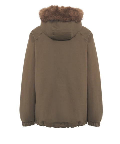 Jacket with patch pockets