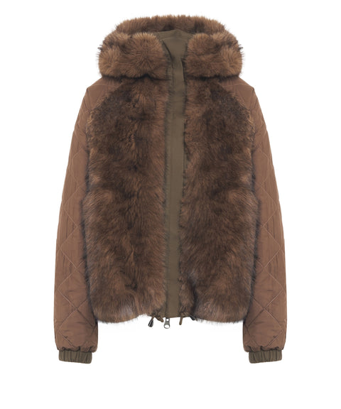 Jacket with patch pockets