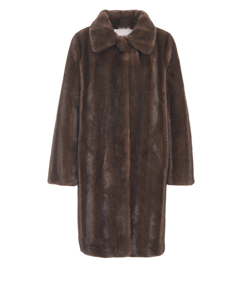 Faux fur coat