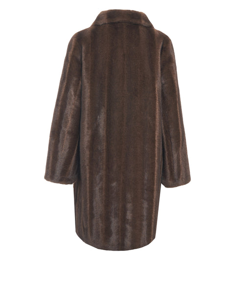 Faux fur coat