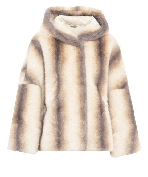 Faux fur jacket
