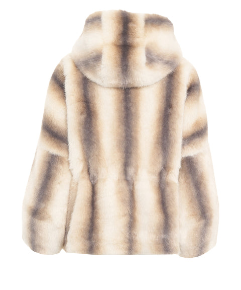 Faux fur jacket