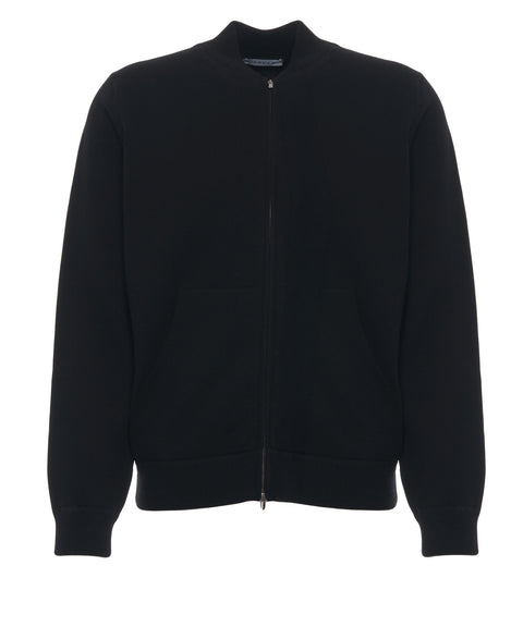 Wool blend cardigan