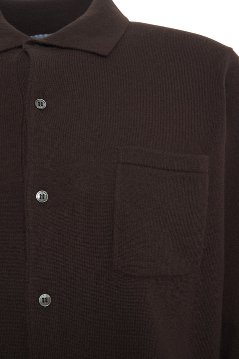 Cardigan in cashmere blend