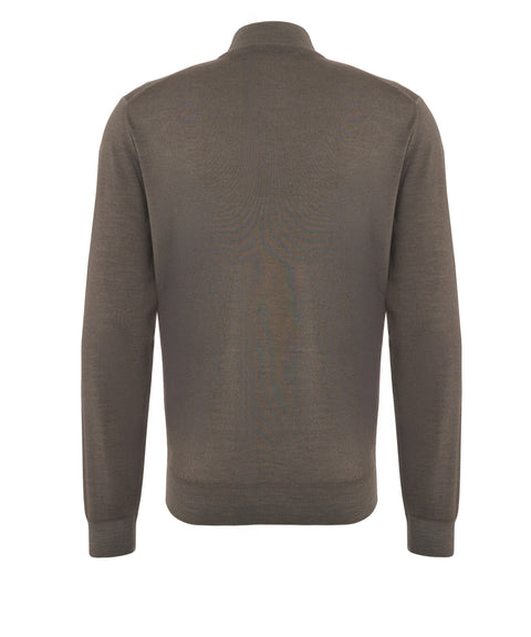 Rollkragenpullover aus Wolle