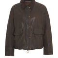Lederjacke 'Glamis Vegt'