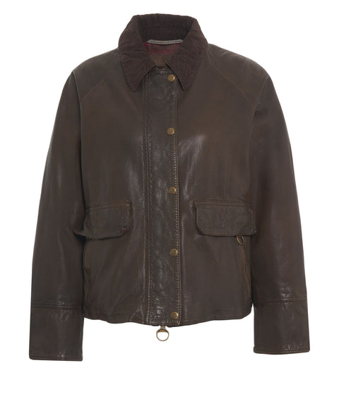 Lederjacke 'Glamis Vegt'