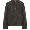Lederjacke 'Glamis Vegt'