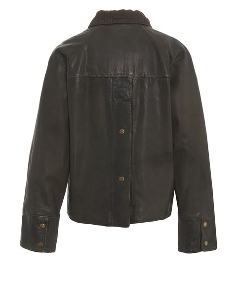 Lederjacke 'Glamis Vegt'