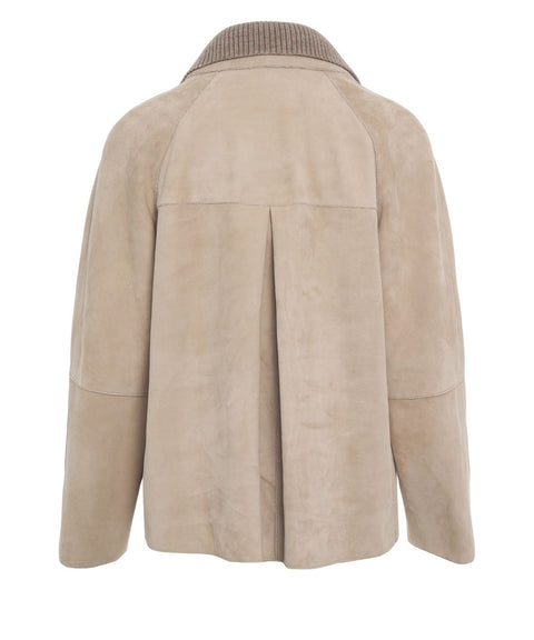 Giacca in pelle 'Sole'