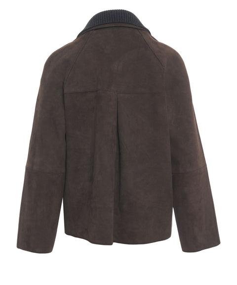 Giacca in pelle 'Sole'
