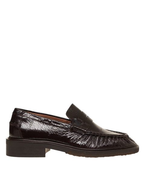 Loafers aus Leder