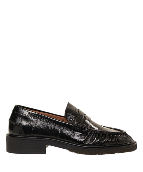 Leather loafers