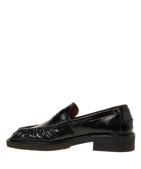 Leather loafers