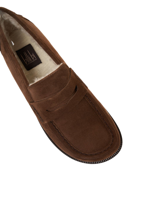Loafer in pelle scamosciata