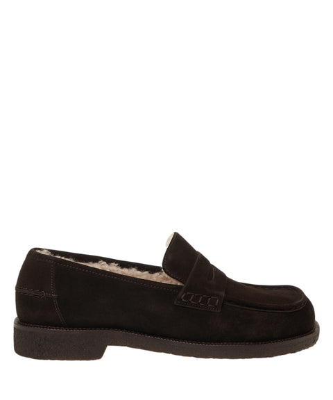 Loafer in pelle scamosciata