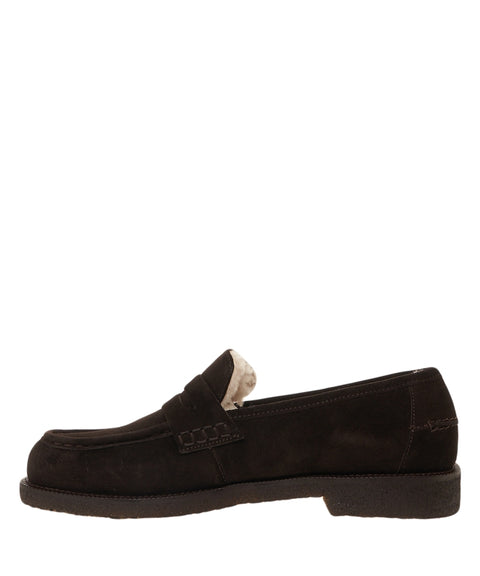 Loafer in pelle scamosciata