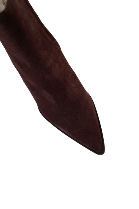 Suede ankle boots
