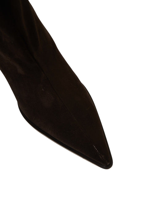 Suede ankle boots