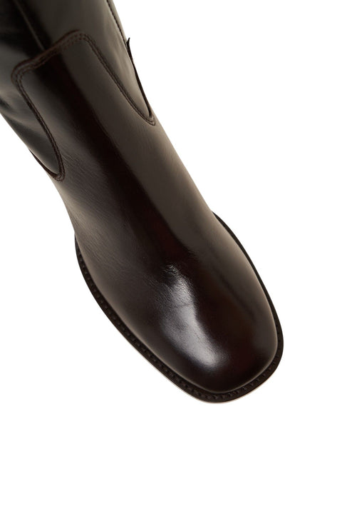 Leather boots