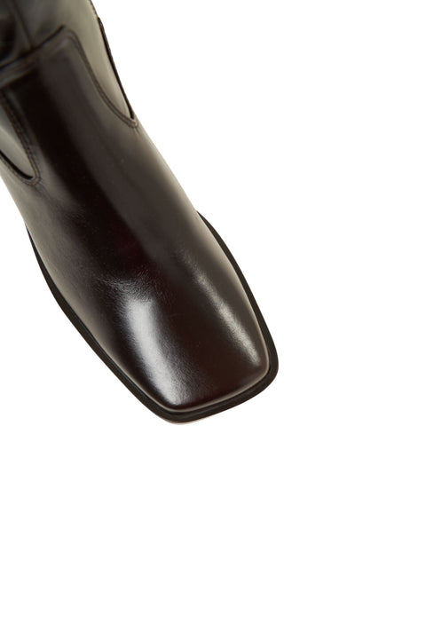 Leather boots