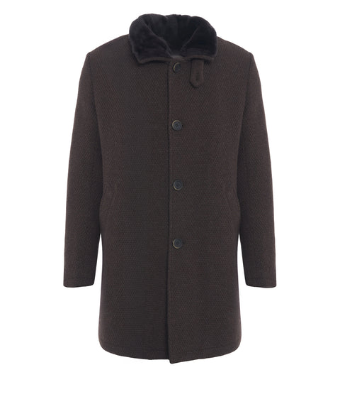 Cappotto in misto lana