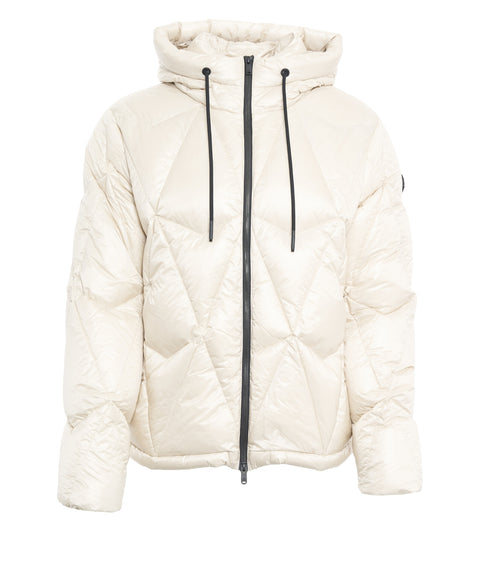 Steppjacke mit Logopatch