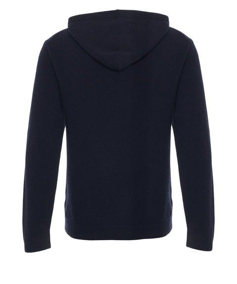 Maglione in cashmere con cappuccio