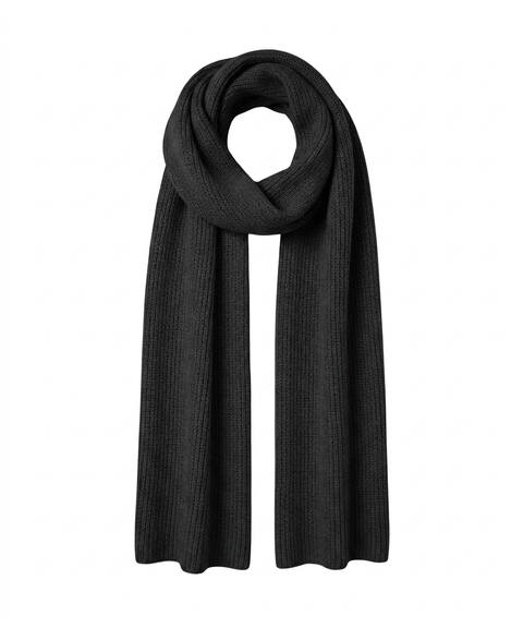 Scarf from knit textile
