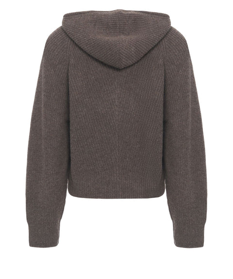 Cardigan con cappuccio 'Gada'