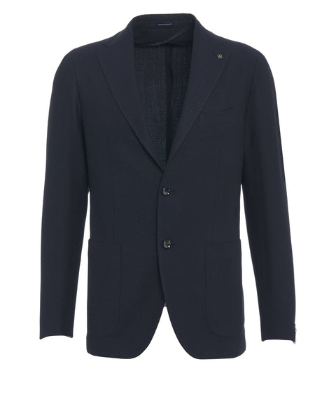 Blazer mit Logoapplikation