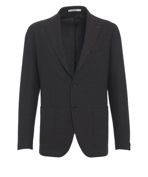 Blazer mit Logoapplikation