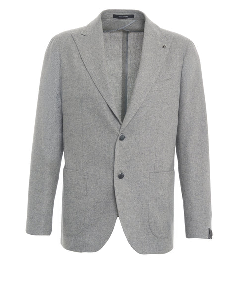 Blazer in misto cashmere