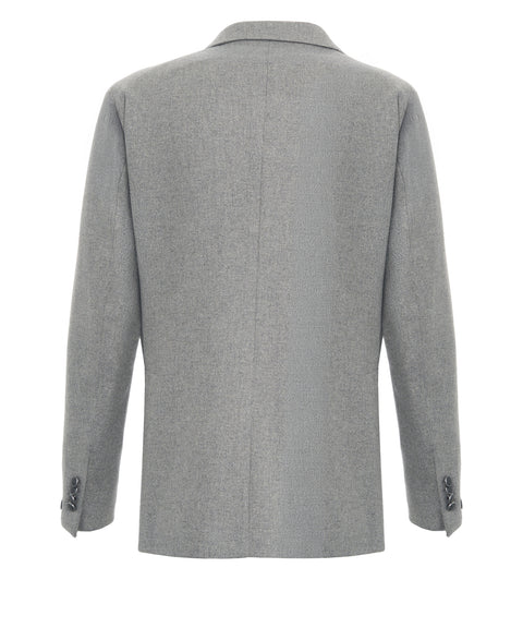 Blazer in misto cashmere