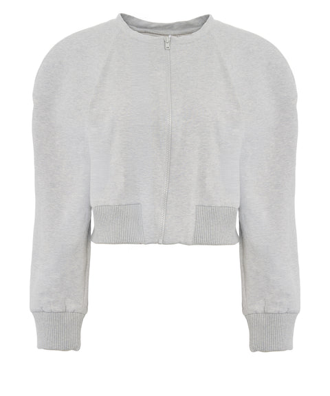 Jacke aus Baumwollmischung