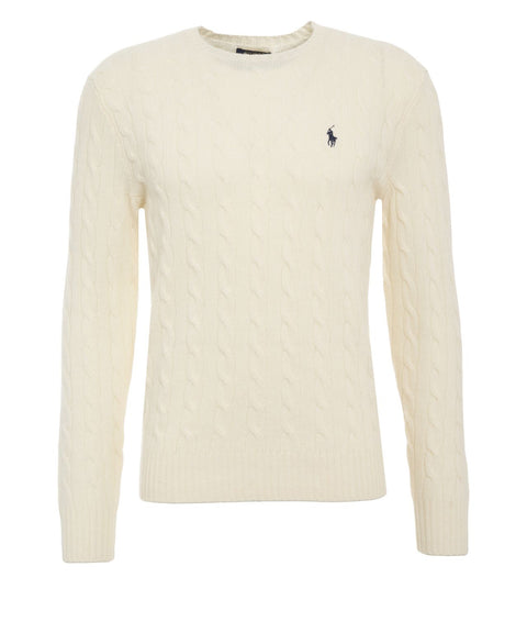 Pullover with logo embroidery