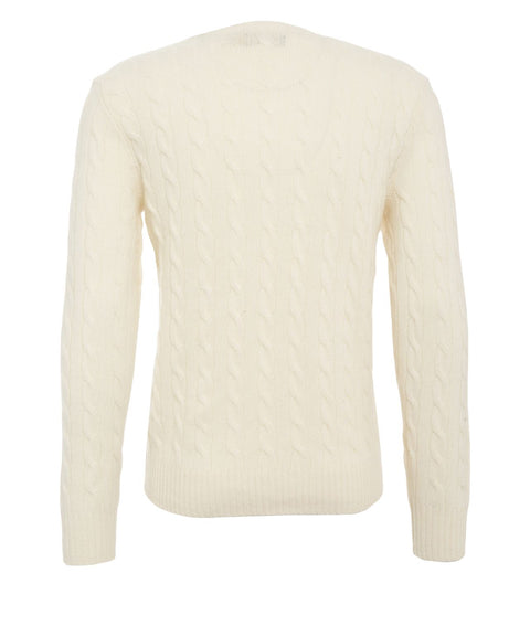 Pullover with logo embroidery