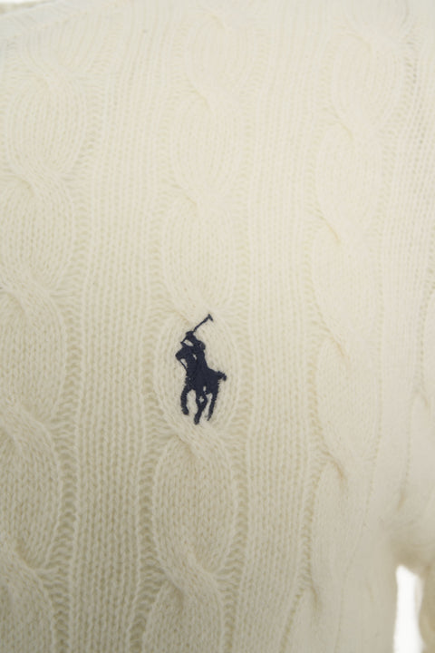 Pullover with logo embroidery