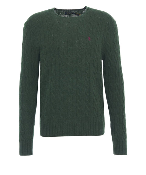 Pullover with logo embroidery
