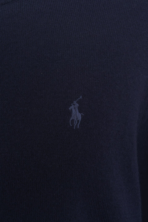 Maglione con logo ricamato