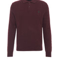 Polo sweater with logo embroidery