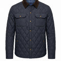 Steppjacke mit Kragen aus Cord