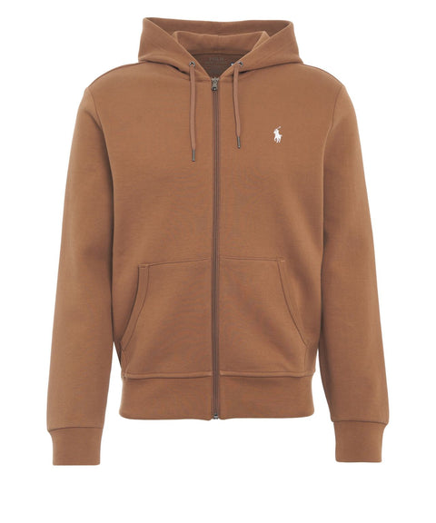 Kapuzenjacke mit Logostickerei