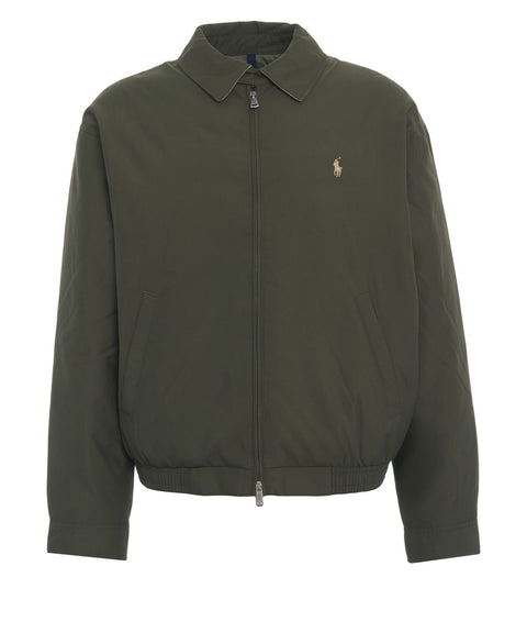 Jacket with polo collar