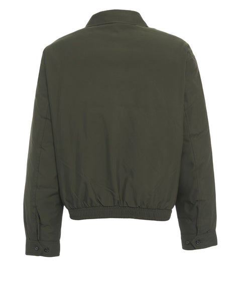 Jacket with polo collar